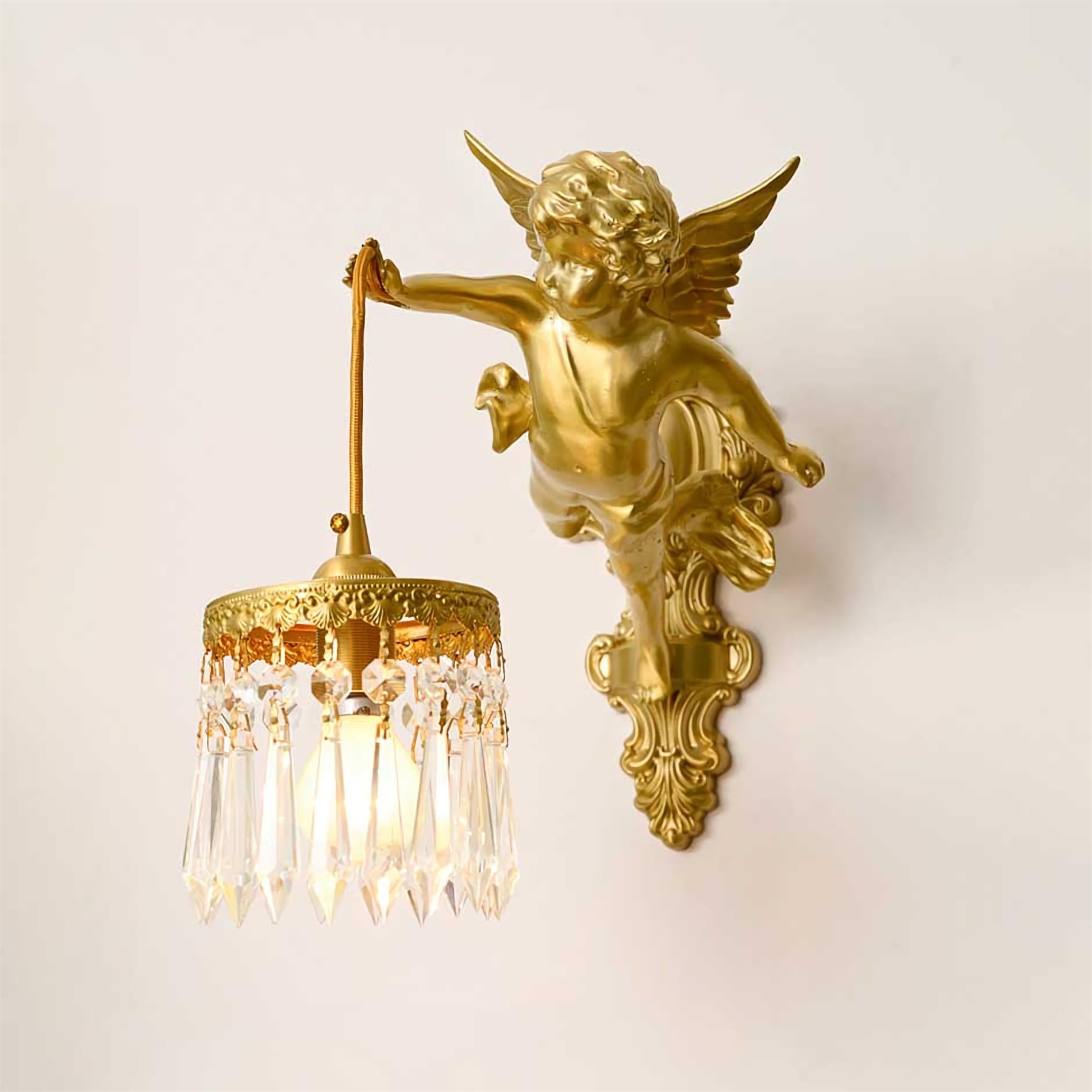 Engel wandlamp