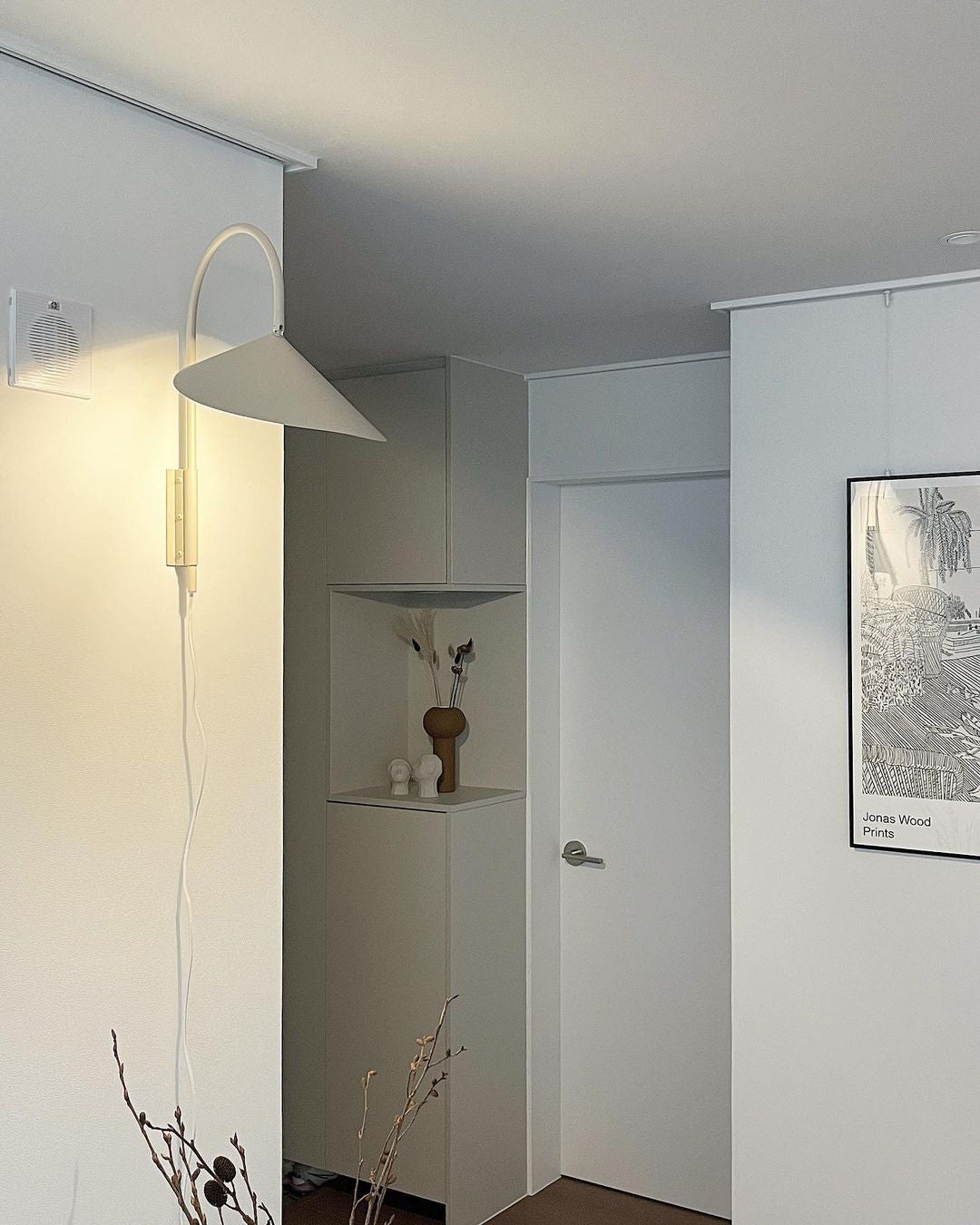 Aronskelk wandlamp