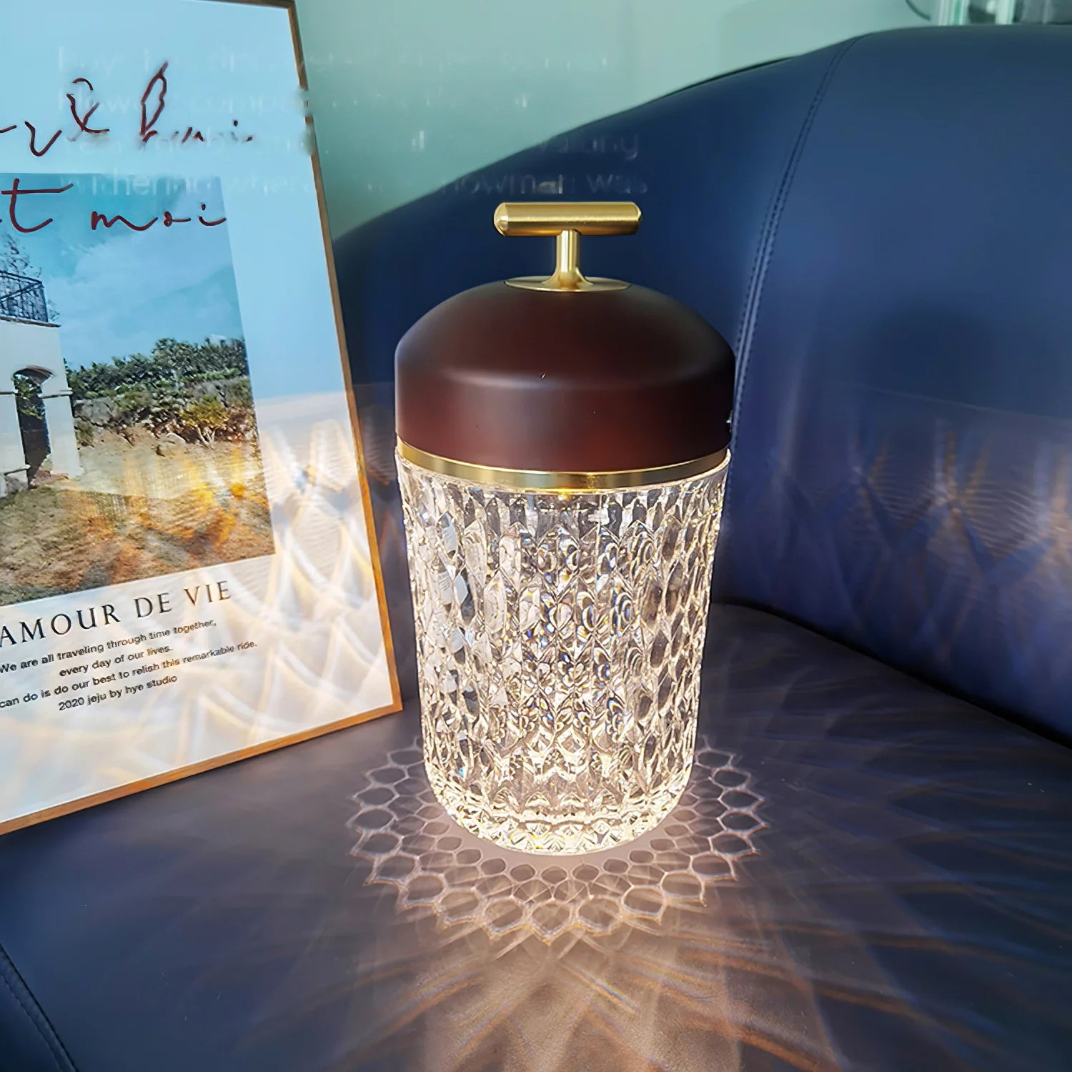 Kristallen Folia draagbare lamp