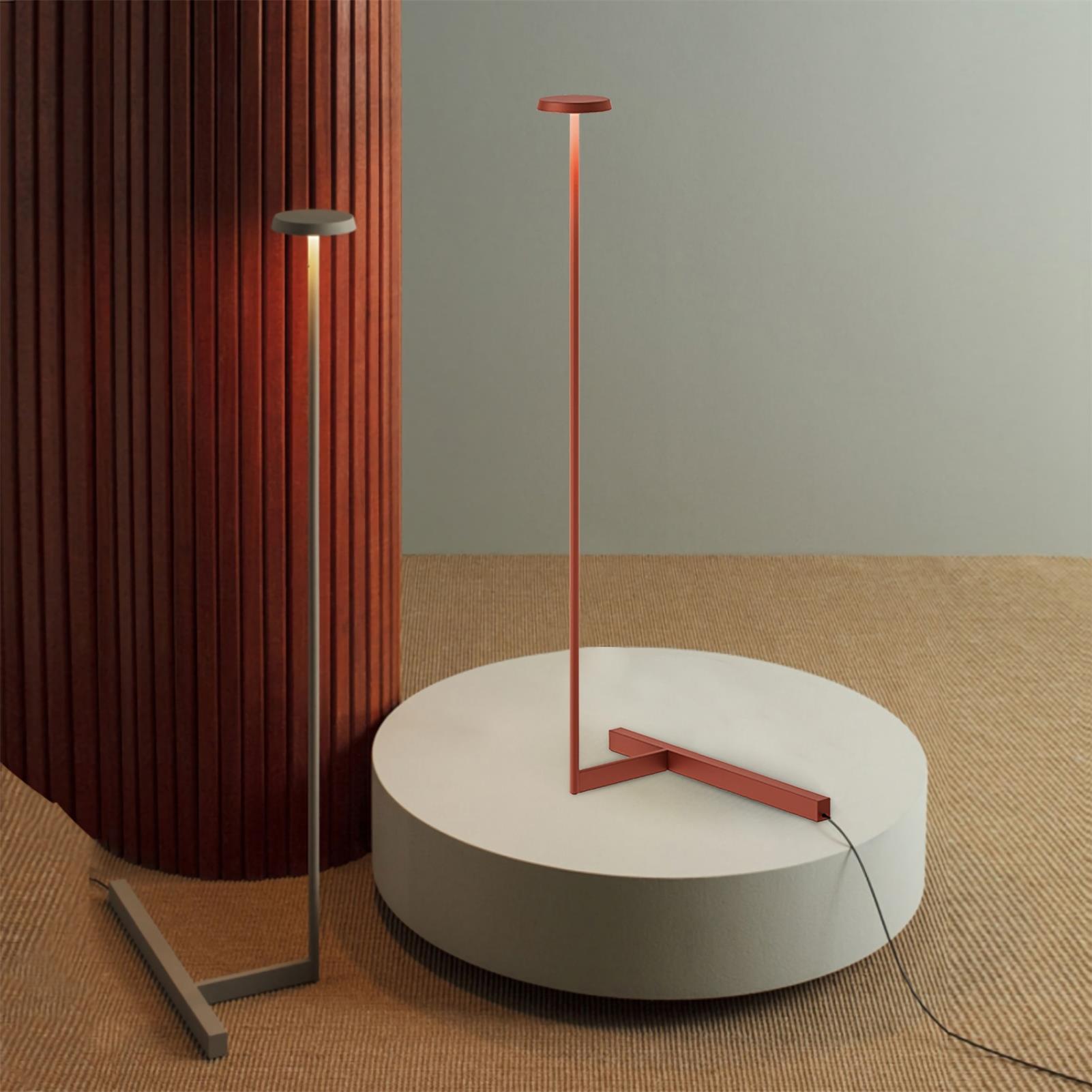 Platte vloerlamp