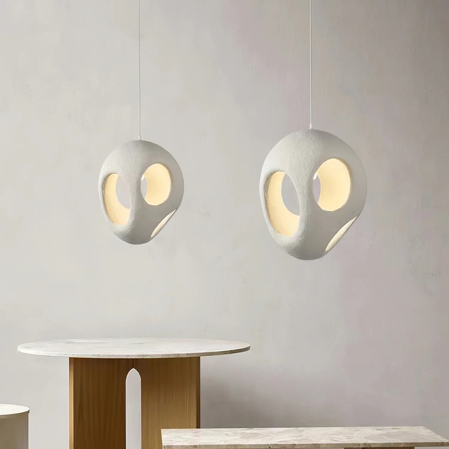 Hanglamp van polystyreen