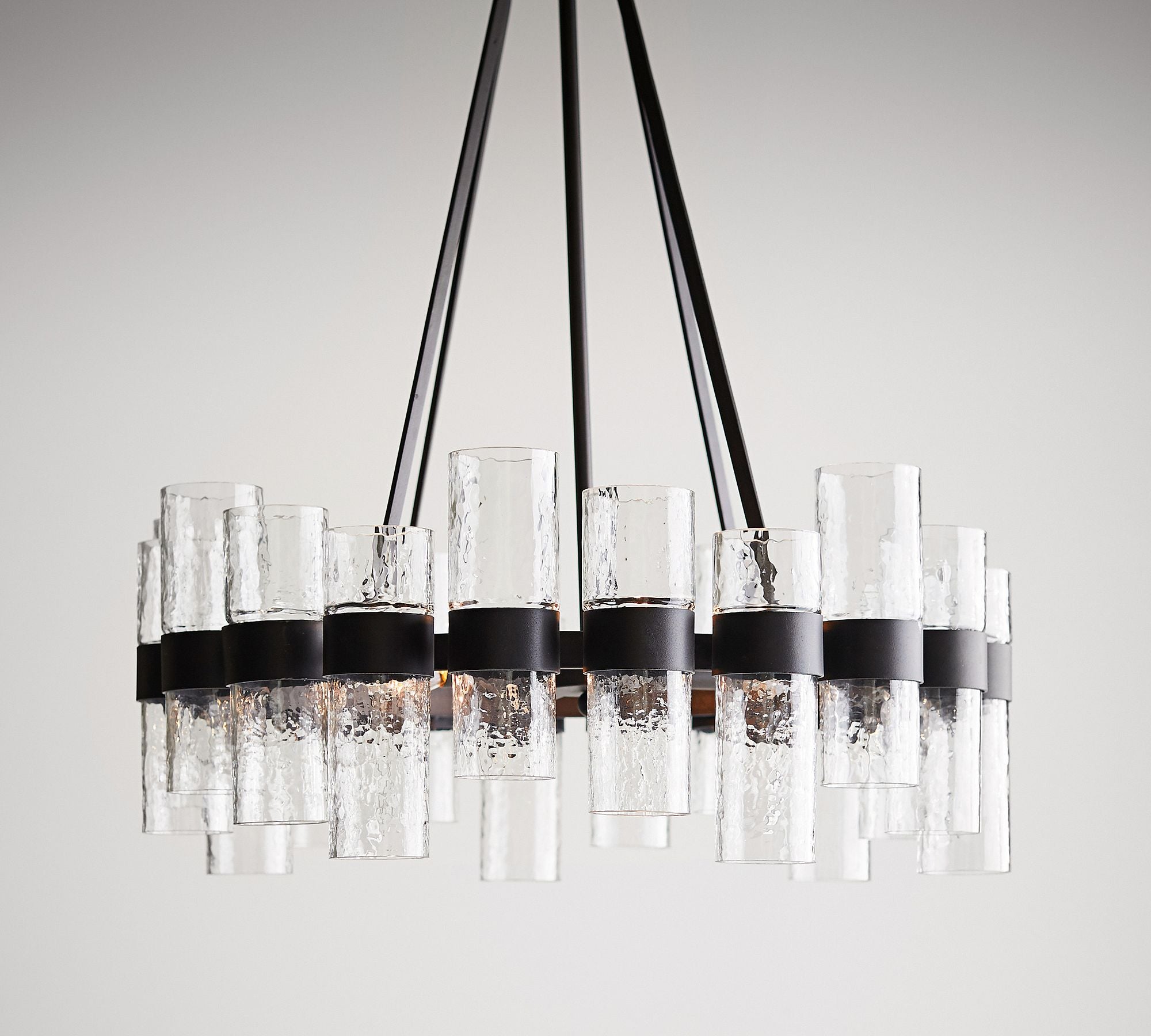 Hanglamp van gerecycled glas