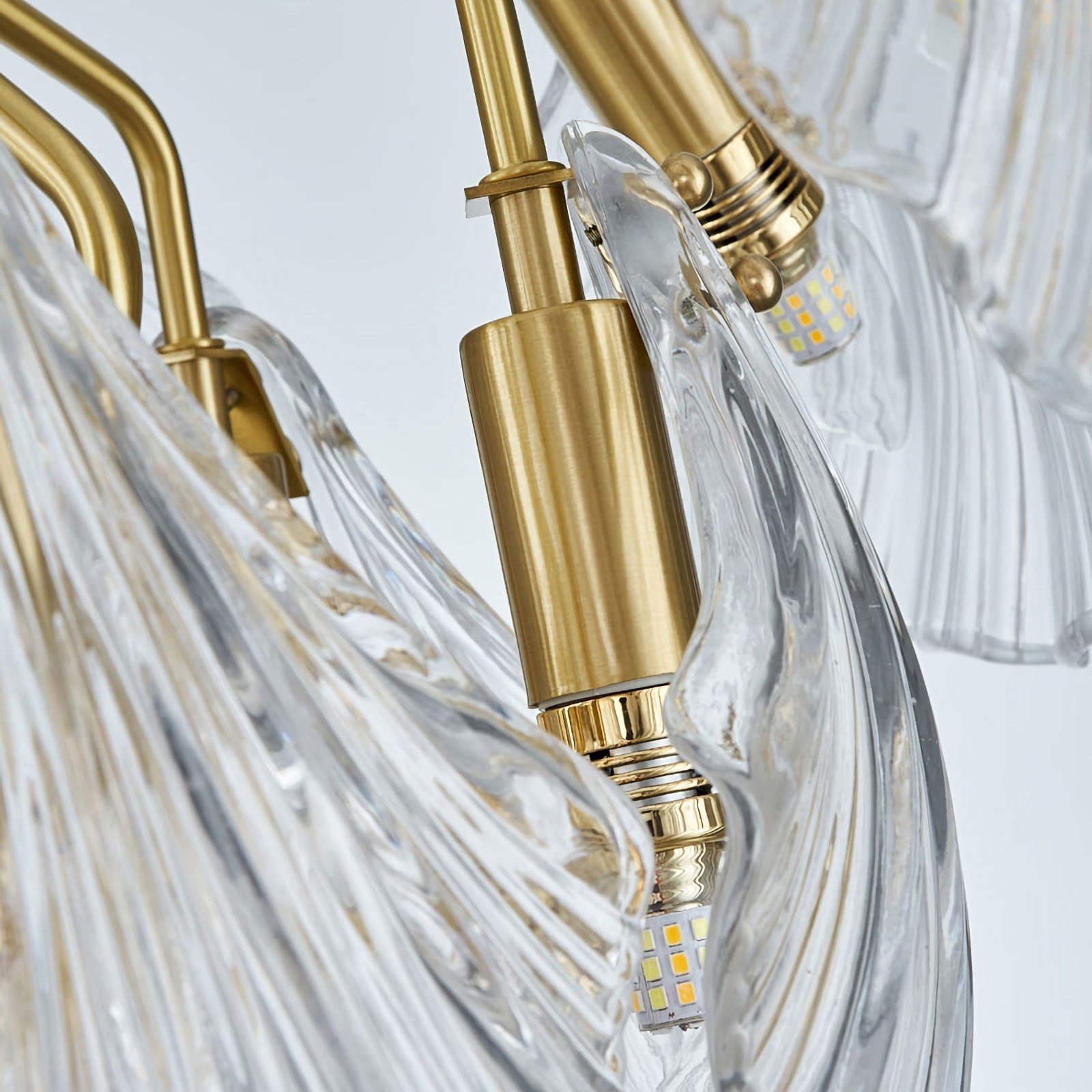 Geribbelde Shell-plafondlamp