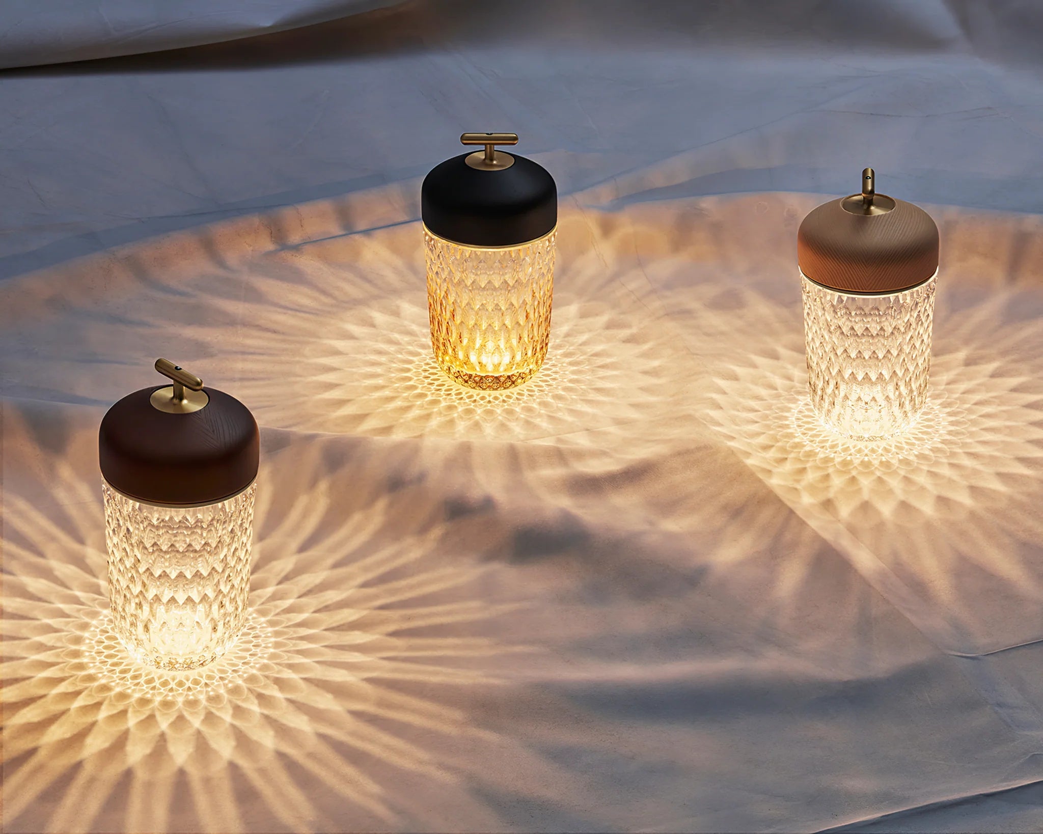 Kristallen Folia draagbare lamp