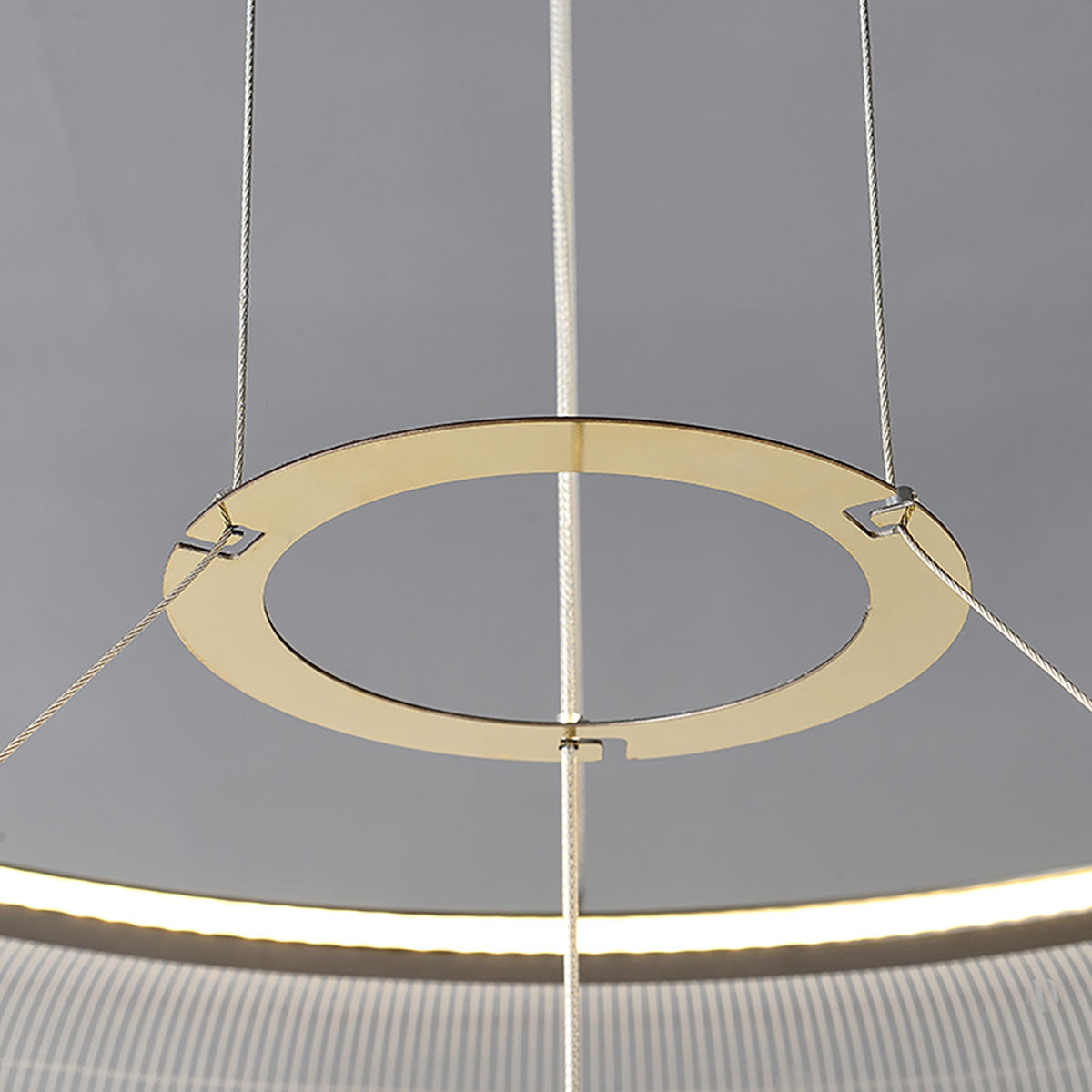 Afgestudeerde cirkelkroonluchter | Art Deco ronde kroonluchter