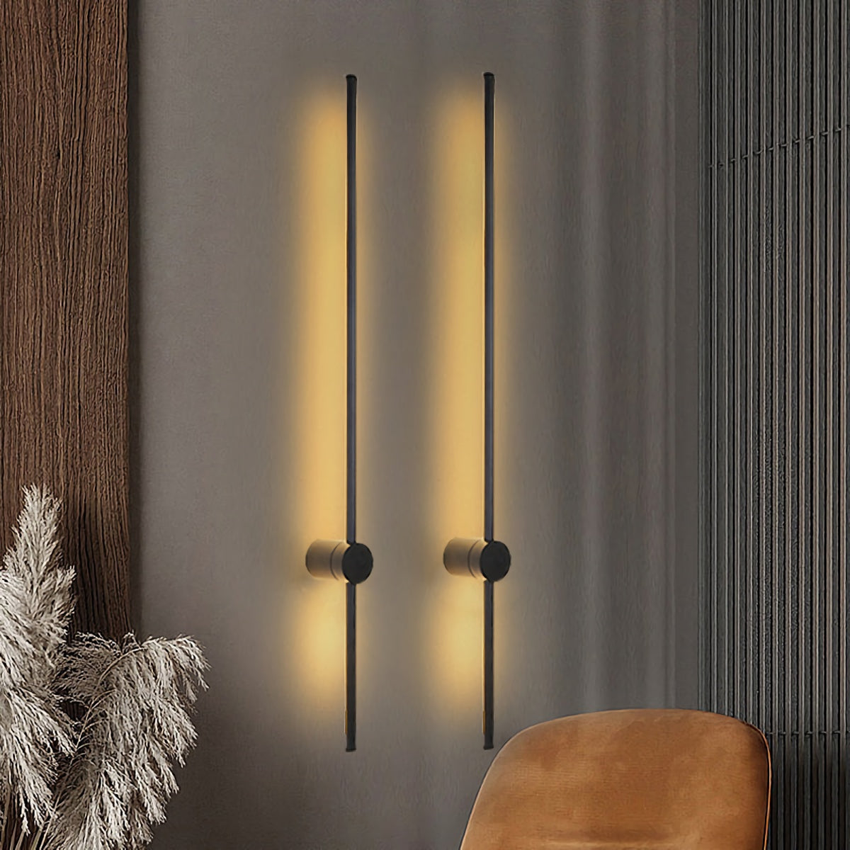Scandinavische eenvoud lineaire wandlampen
