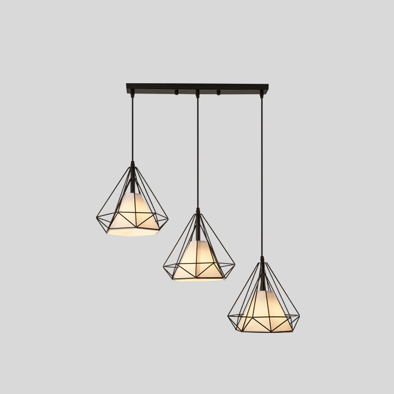 Diamanten kooi hanglamp