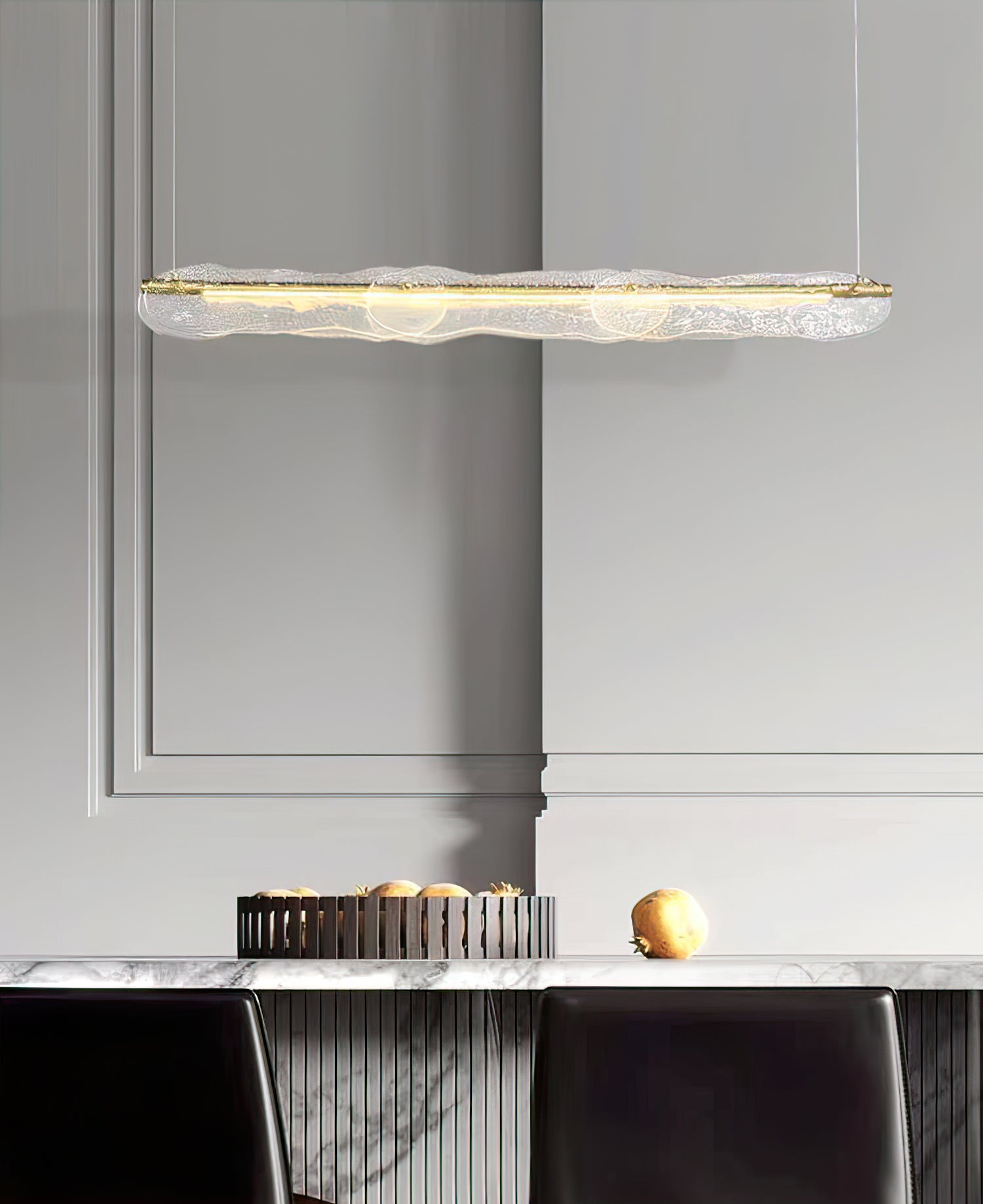 Water Ripple Glass Island Chandeliers