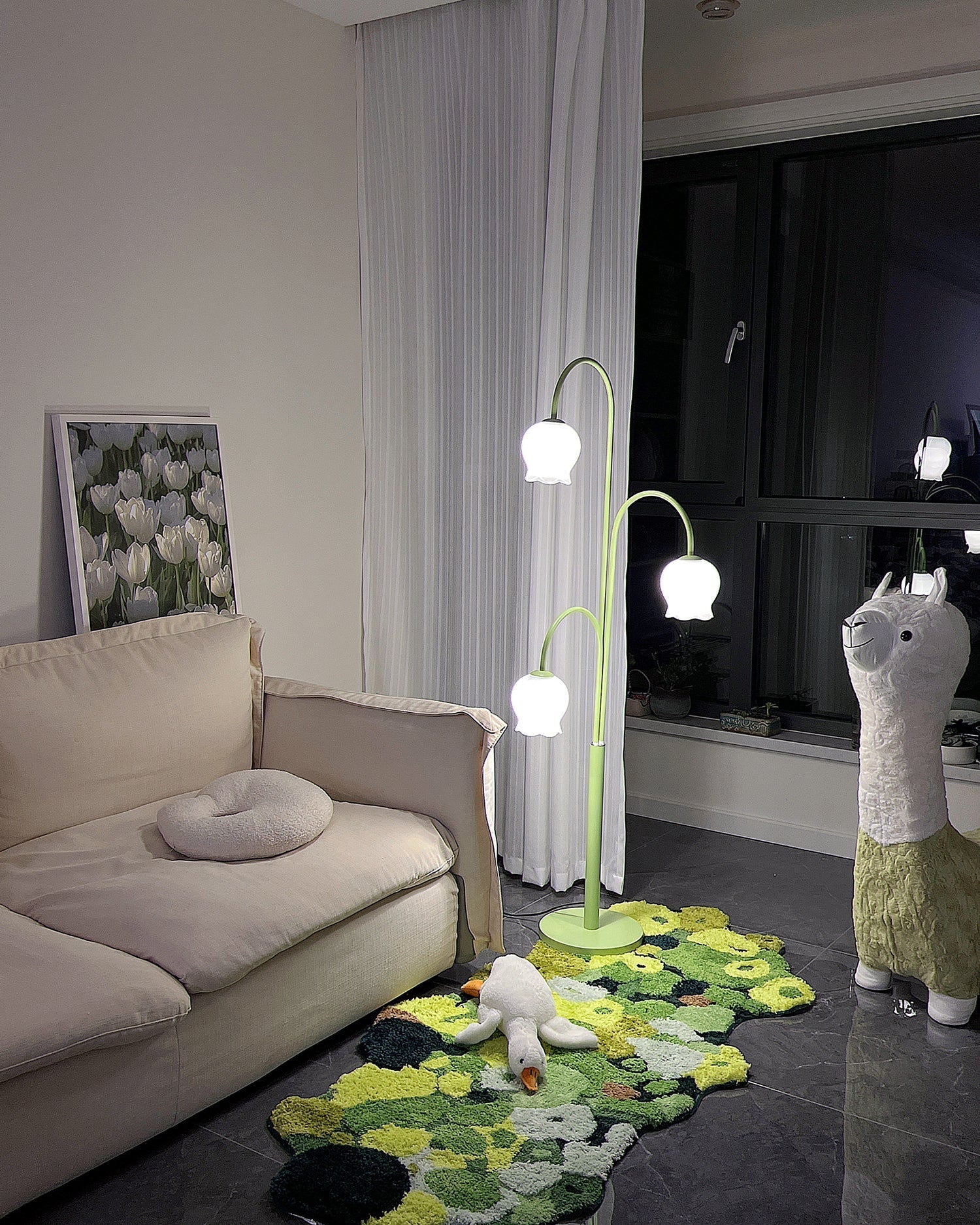 Bell Orchidee vloerlamp