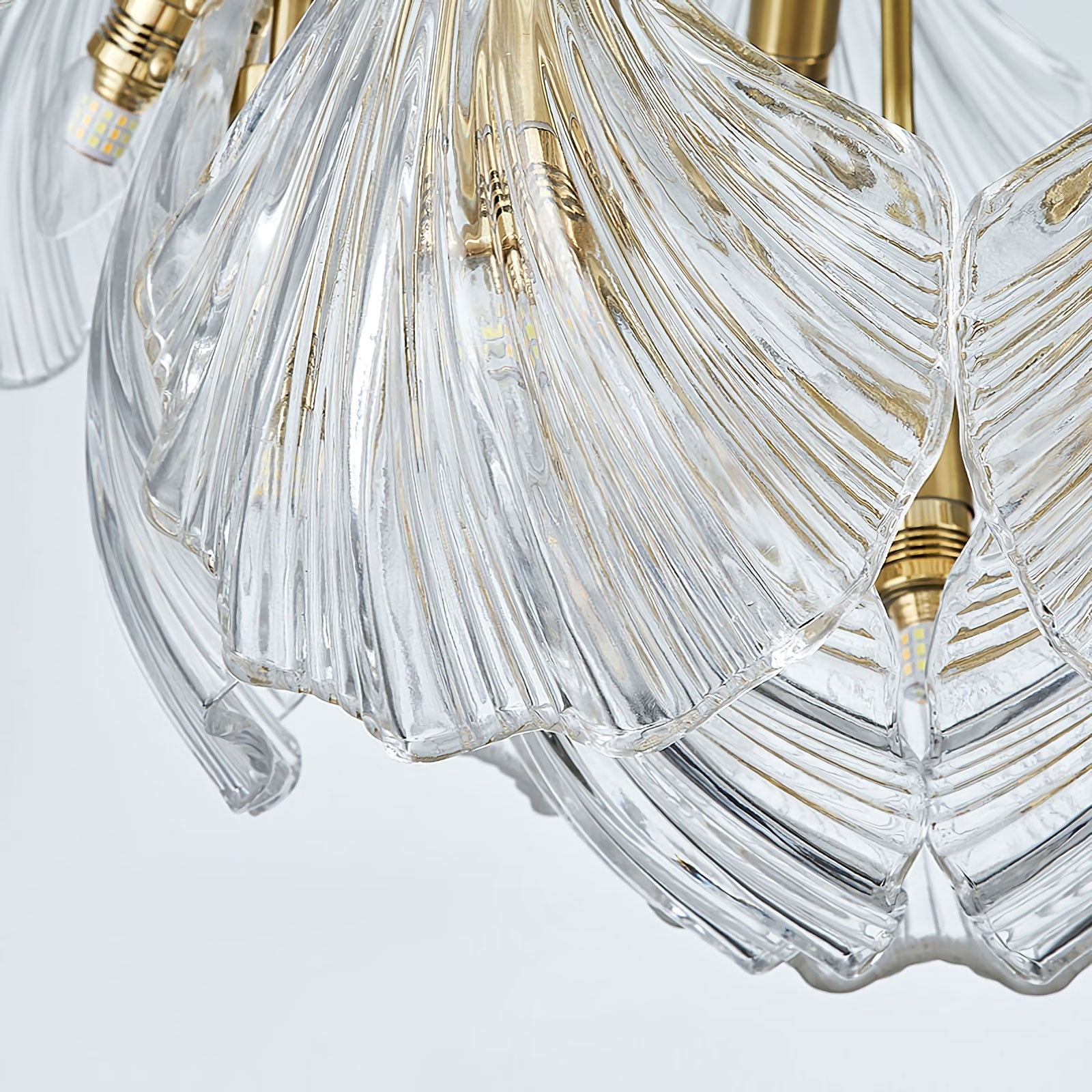 Geribbelde Shell-plafondlamp