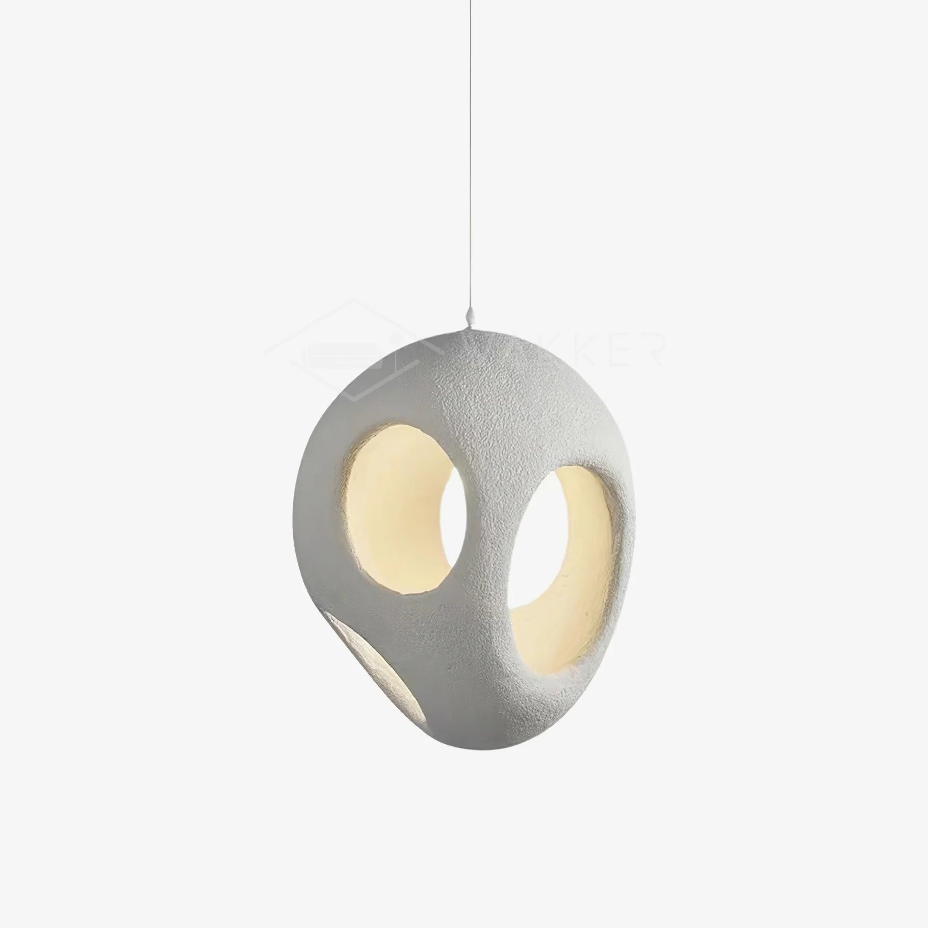 Hanglamp van polystyreen