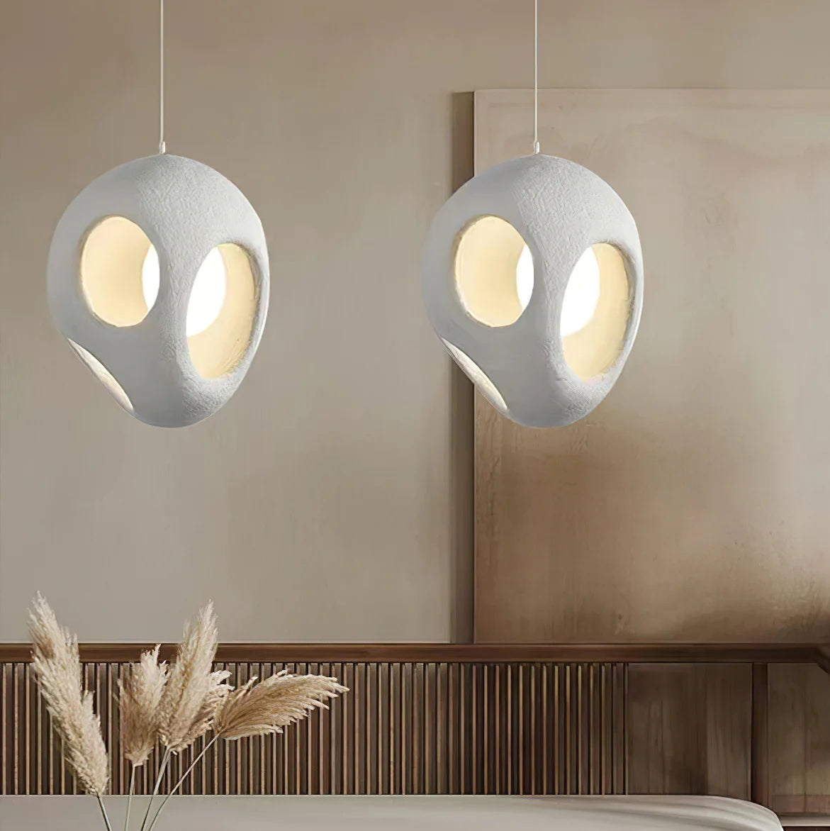 Hanglamp van polystyreen