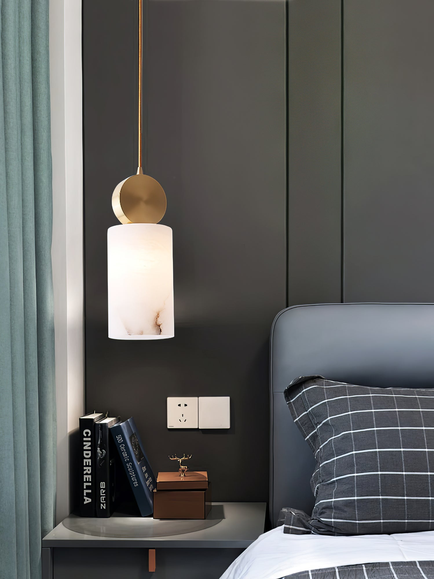 Etruskische marmeren hanglamp