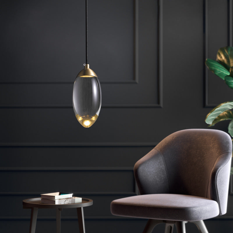 Messing kristallen hanglamp