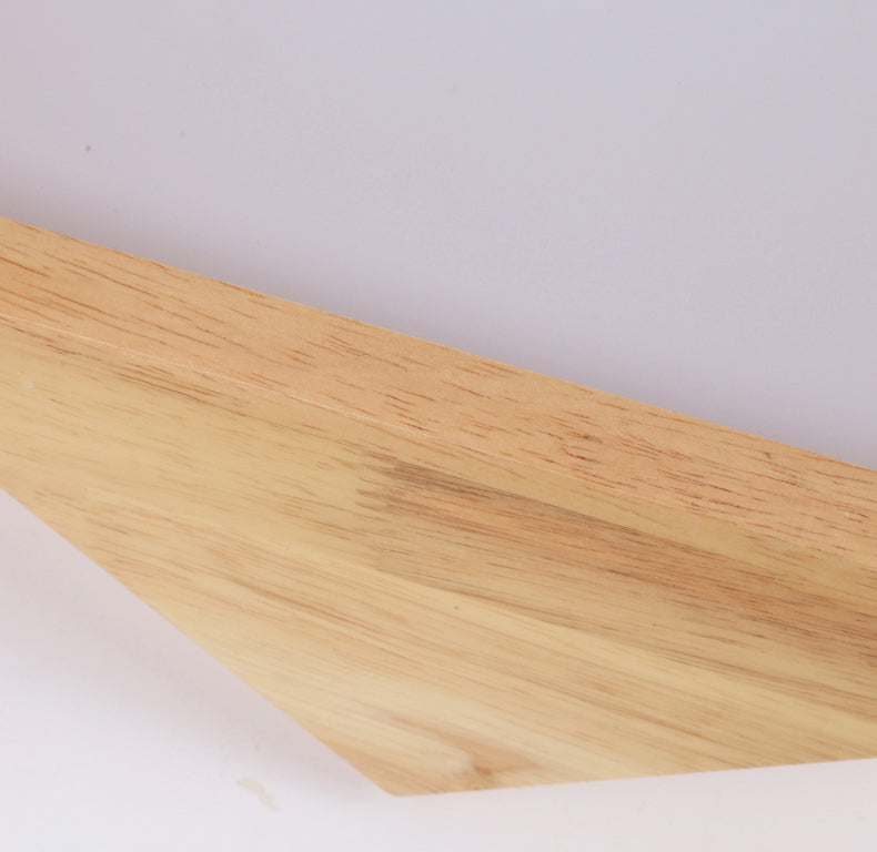 Geometrische houten plafondlamp