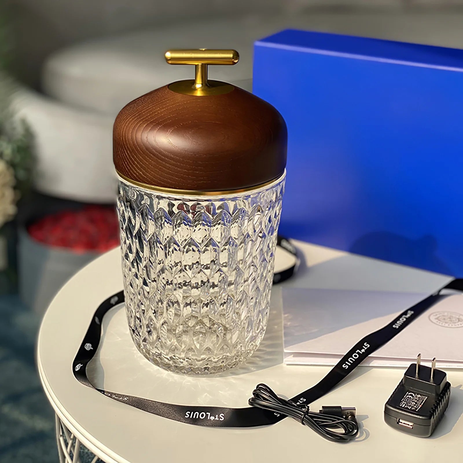 Kristallen Folia draagbare lamp