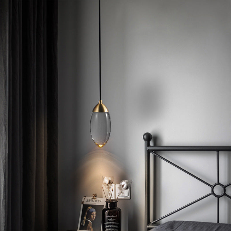 Messing kristallen hanglamp