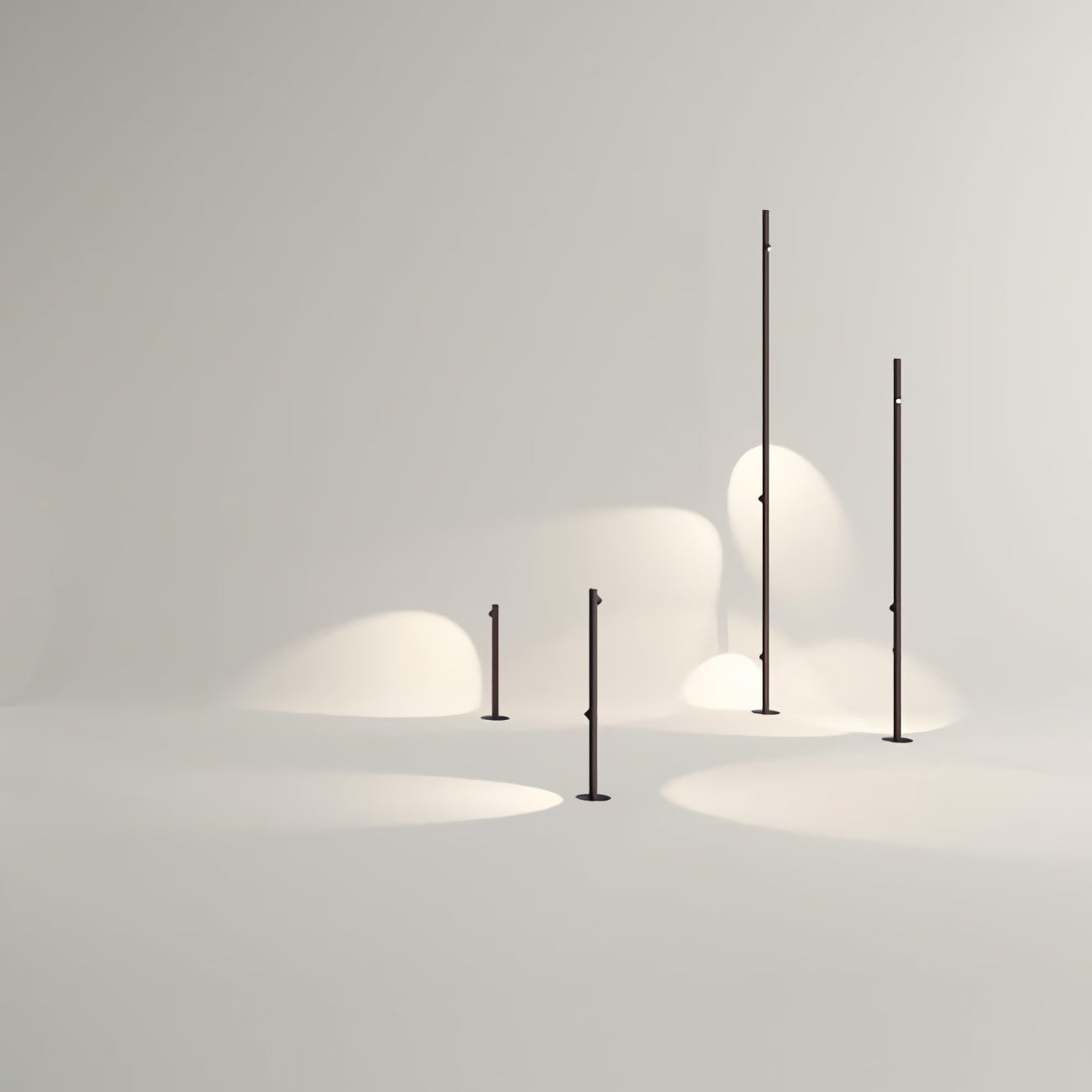 Bamboe buitenvloerlamp