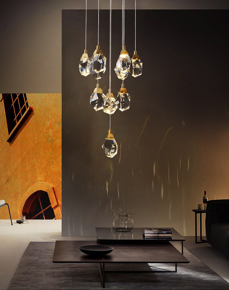 Luxe diamanten kristallen kroonluchter