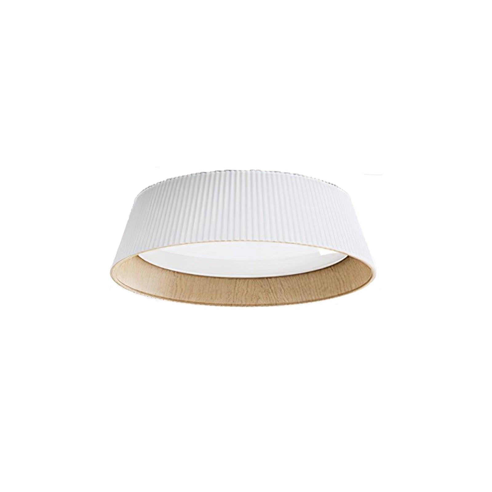 Geribbelde plafondlamp
