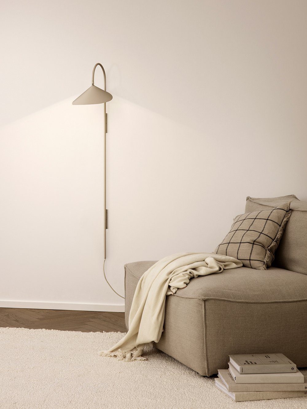Aronskelk wandlamp