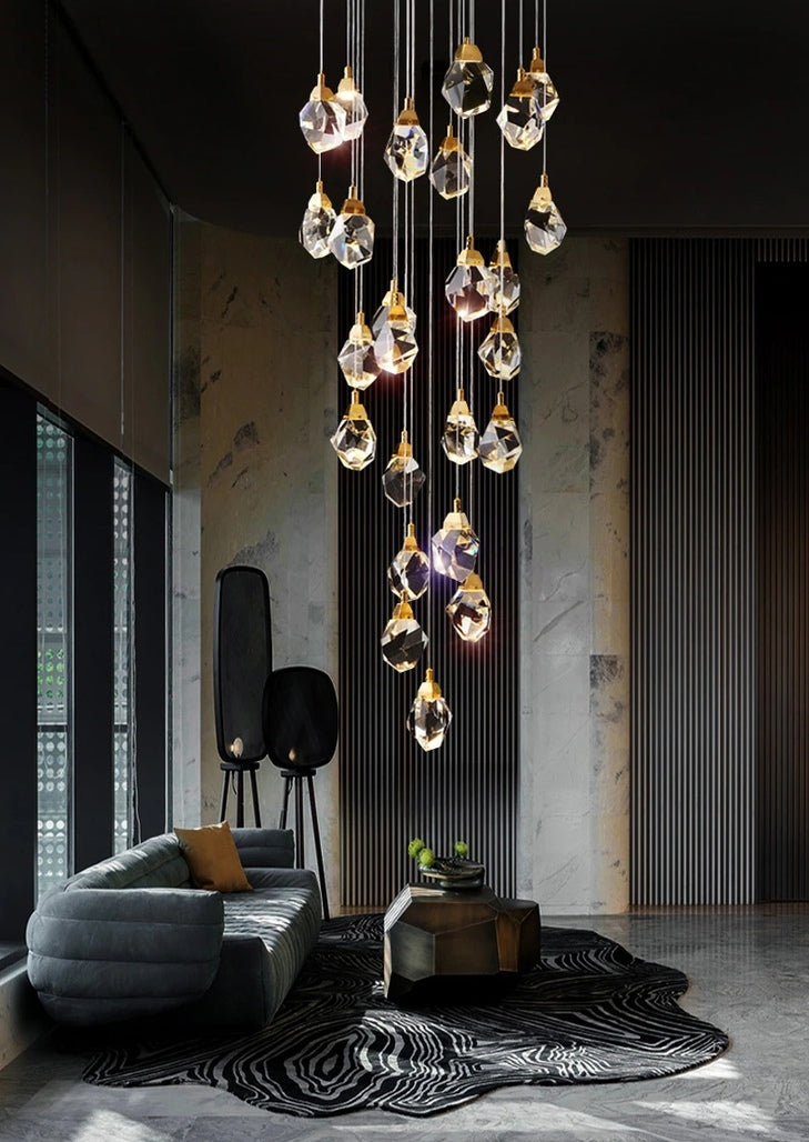 Luxe diamanten kristallen kroonluchter