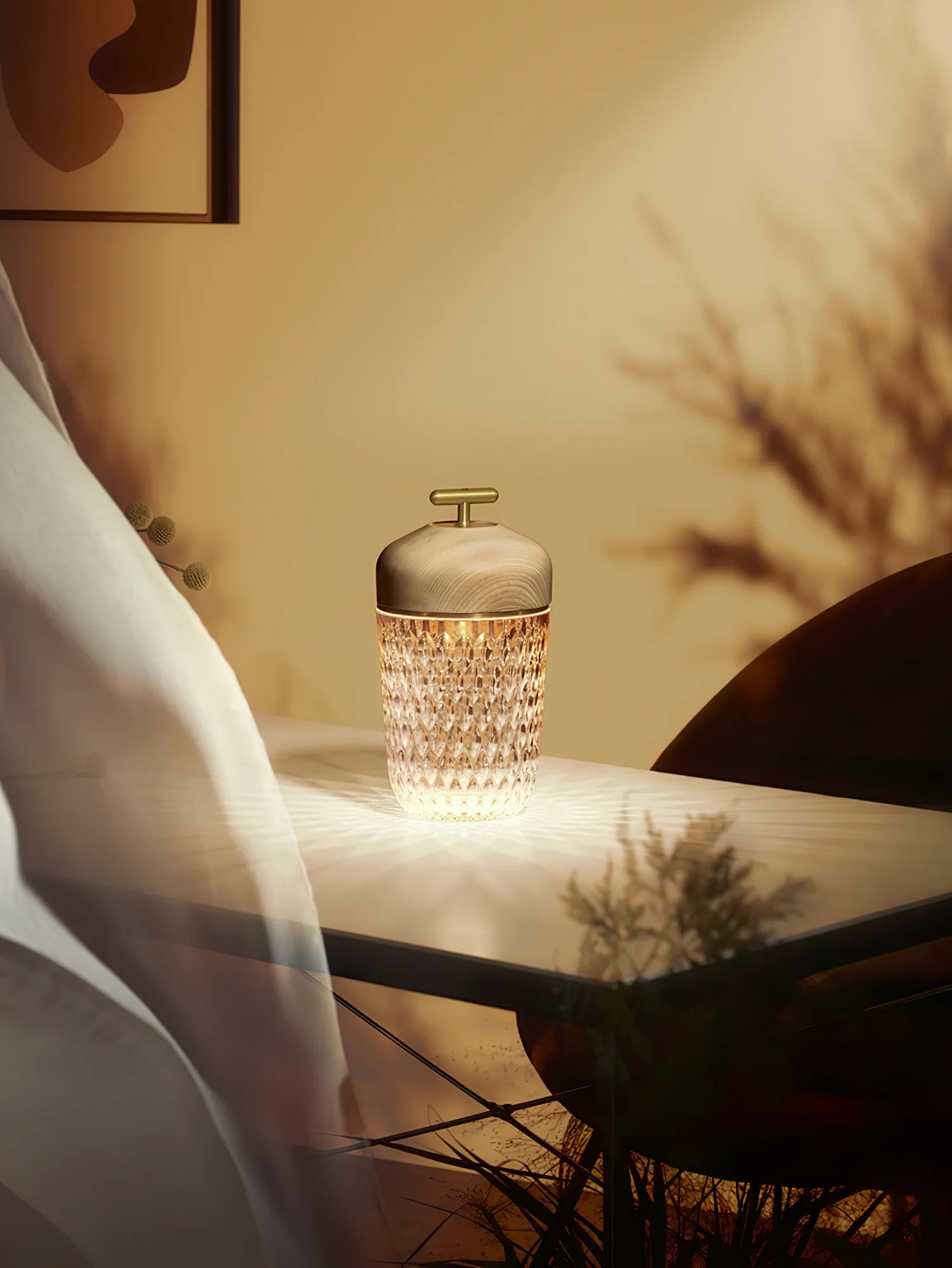 Kristallen Folia draagbare lamp