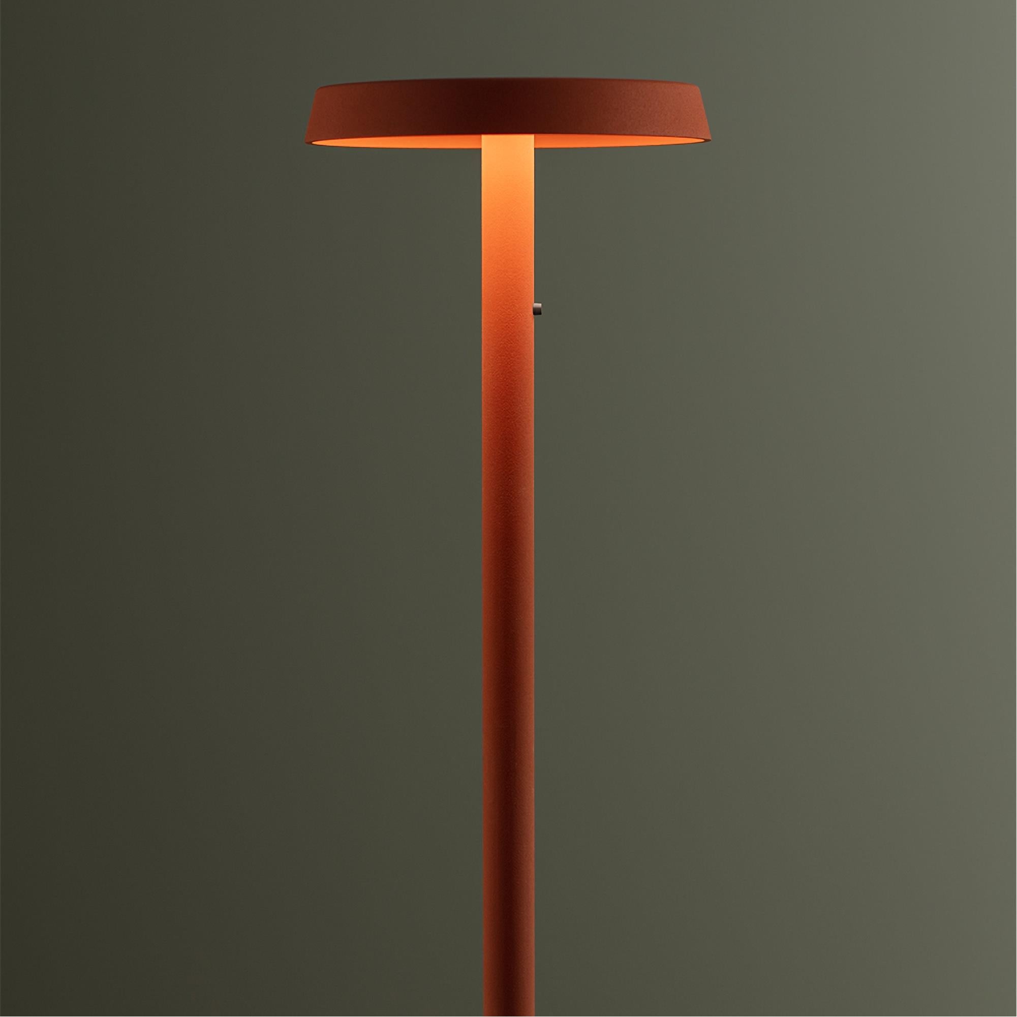 Platte vloerlamp