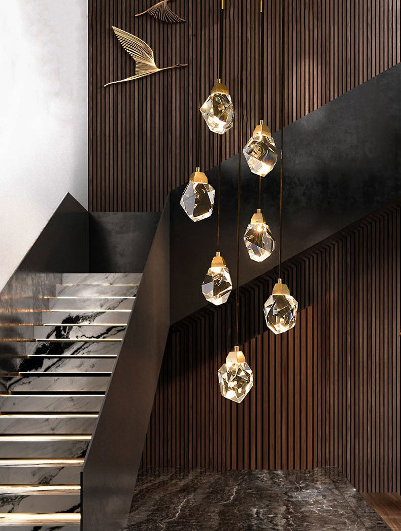 Luxe diamanten kristallen kroonluchter
