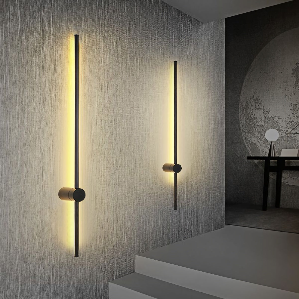 Scandinavische eenvoud lineaire wandlampen