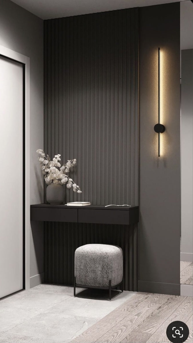 Scandinavische eenvoud lineaire wandlampen