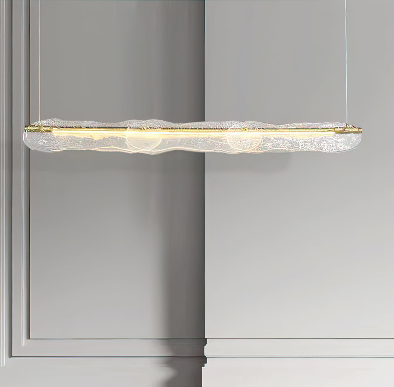 Water Ripple Glass Island Chandeliers