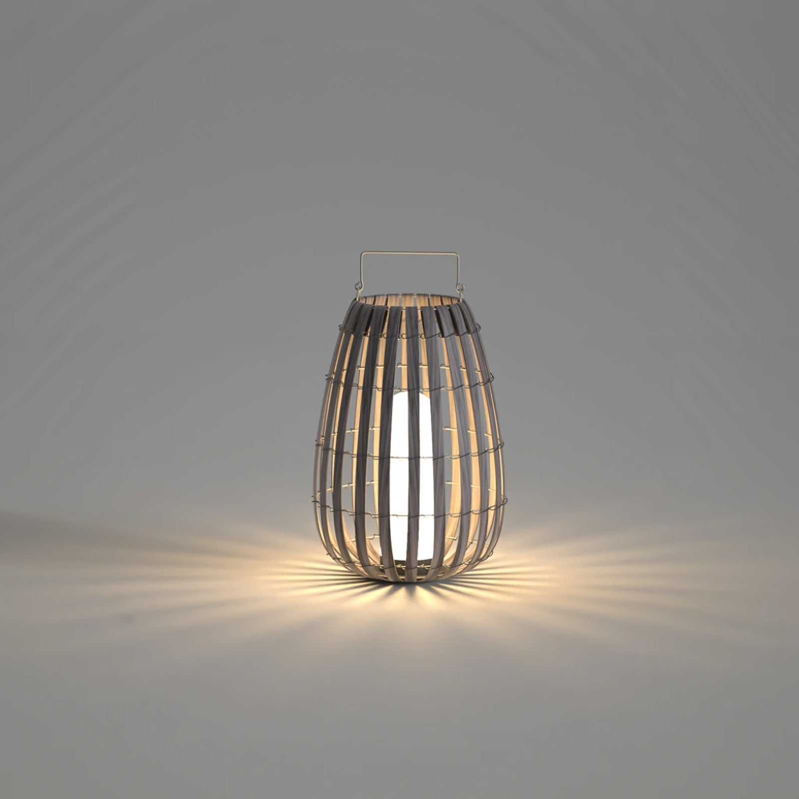 Tuin rotan vloerlamp