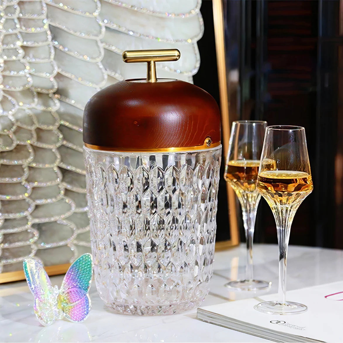 Kristallen Folia draagbare lamp