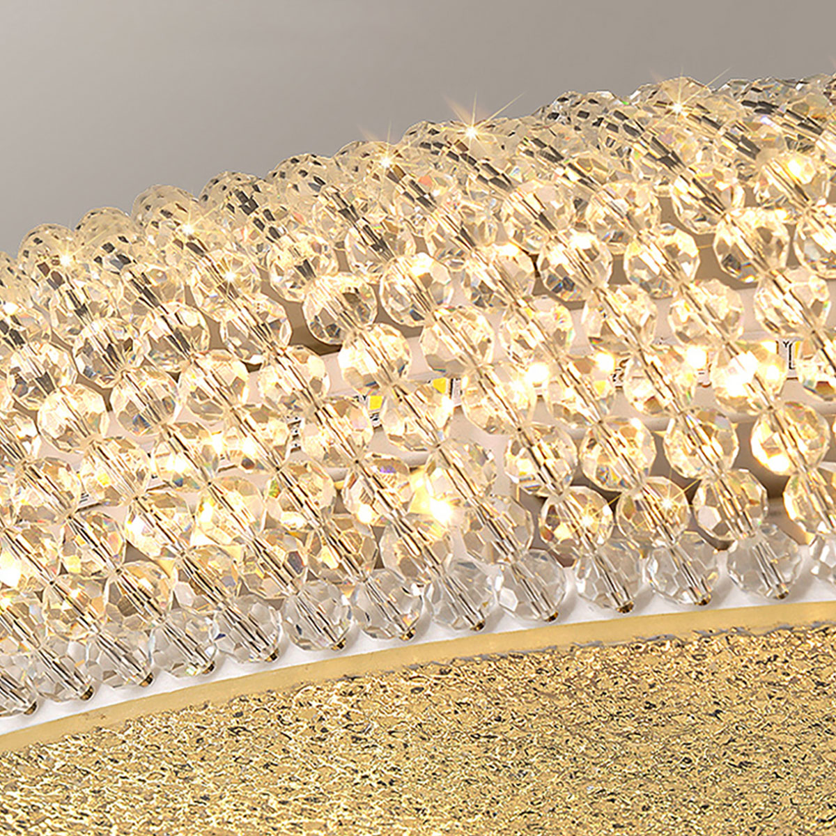 Kristallen plafondlamp