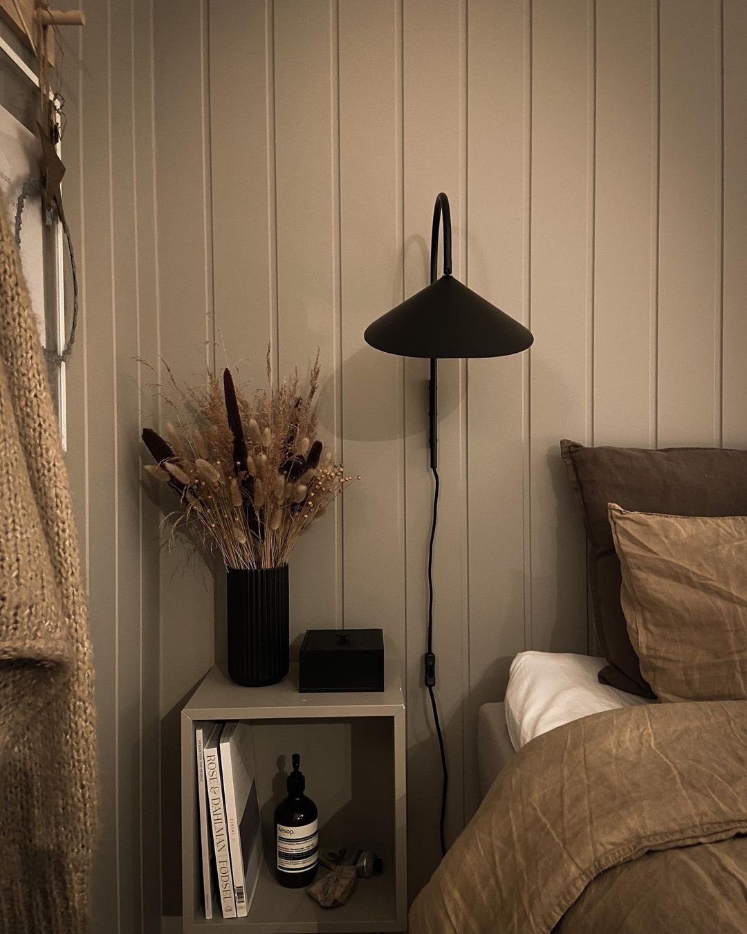 Aronskelk wandlamp