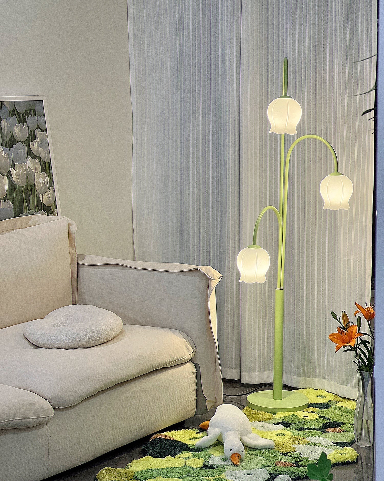 Bell Orchidee vloerlamp
