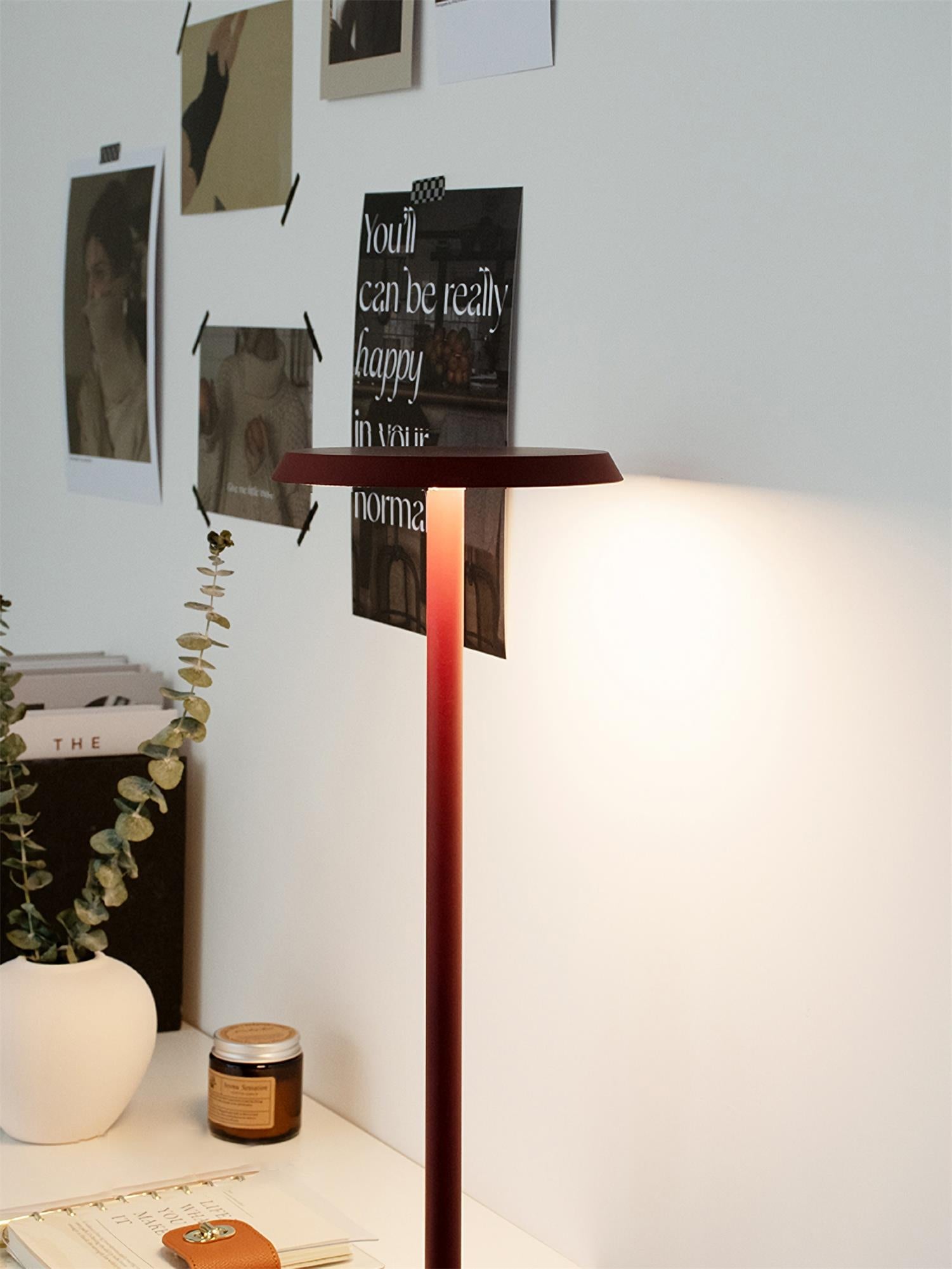 Platte vloerlamp