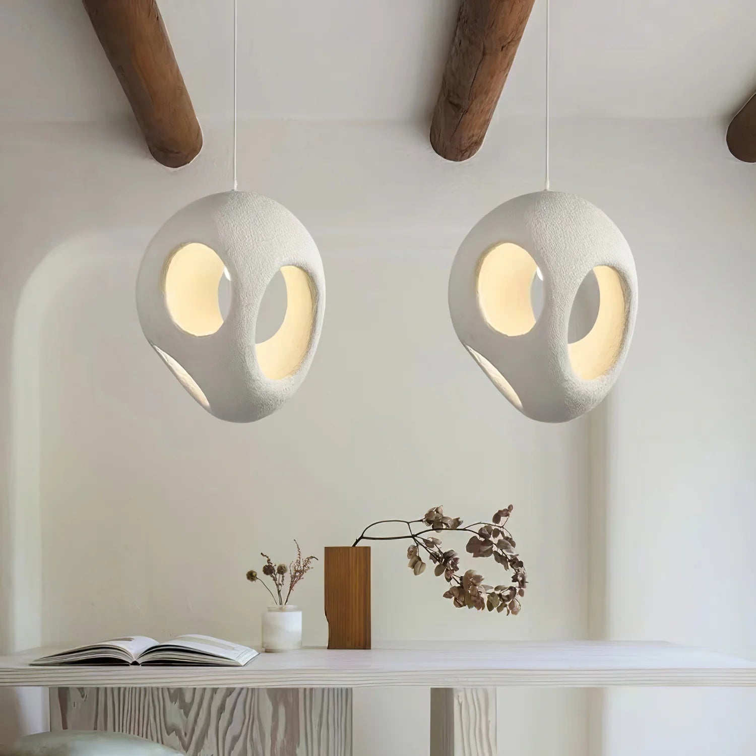 Hanglamp van polystyreen