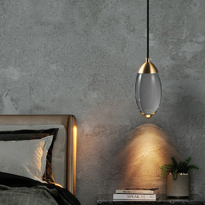 Messing kristallen hanglamp