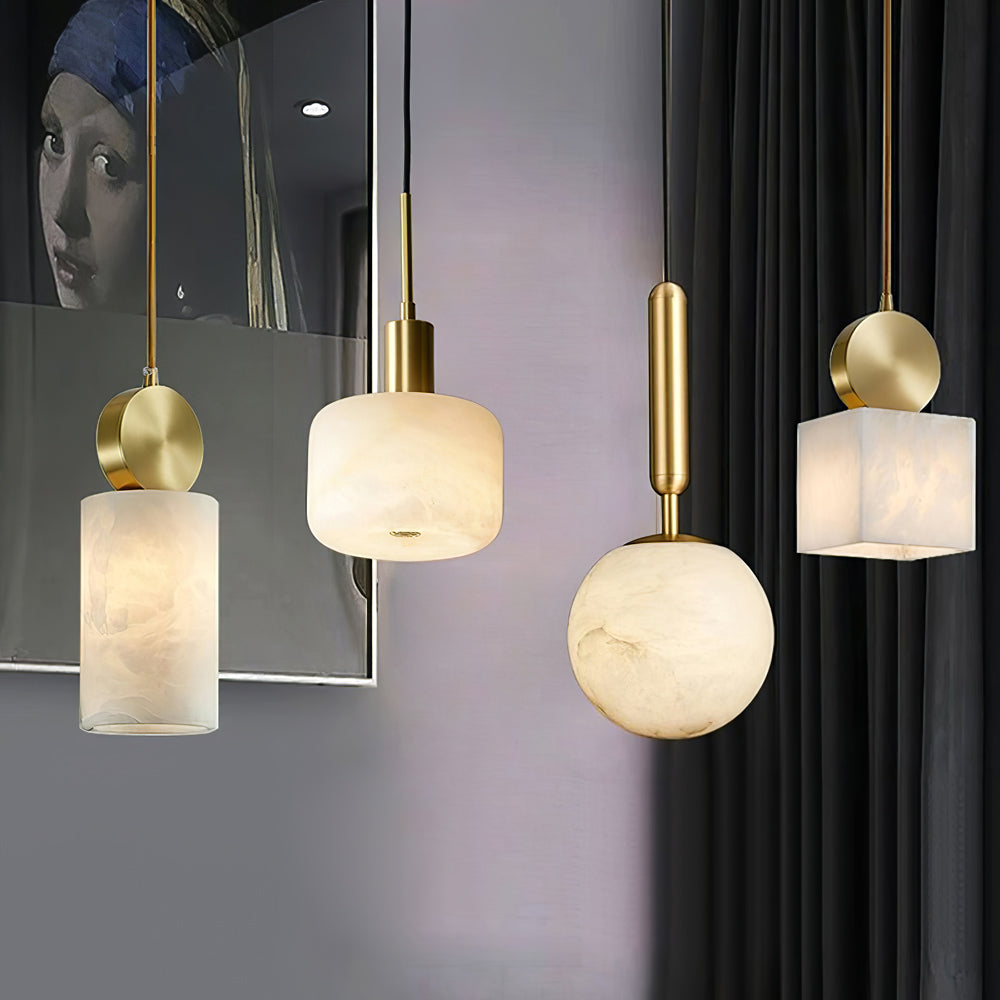 Etruskische marmeren hanglamp