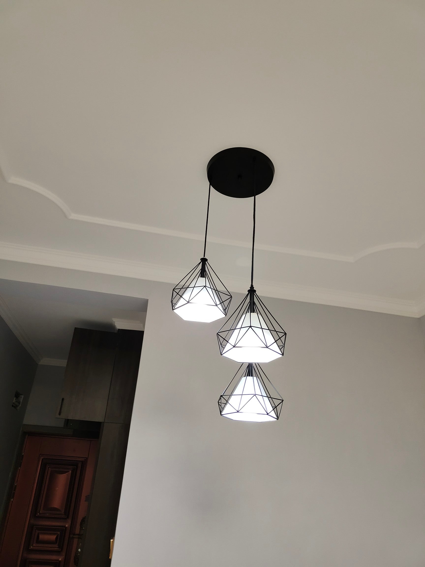 Diamanten kooi hanglamp