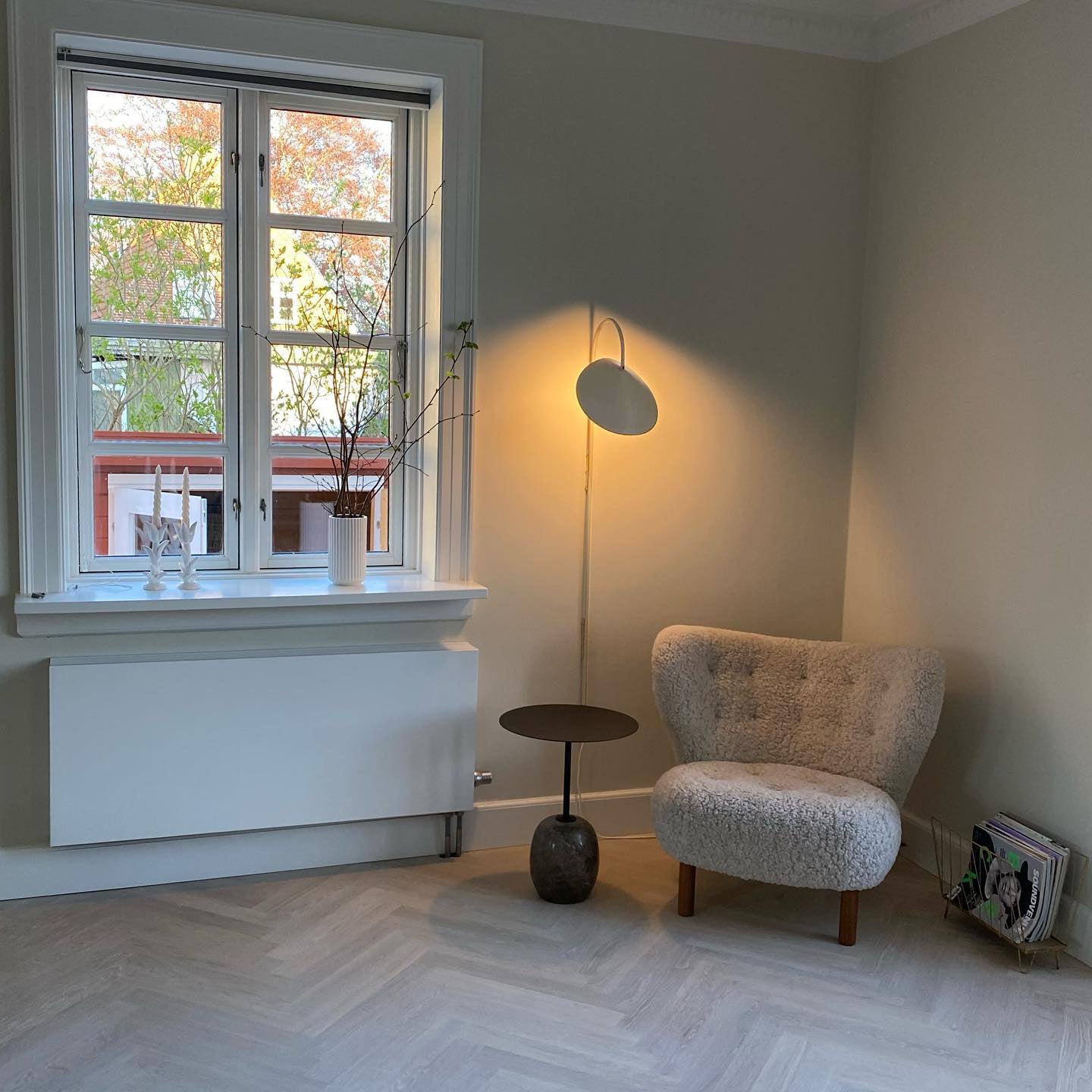 Aronskelk wandlamp
