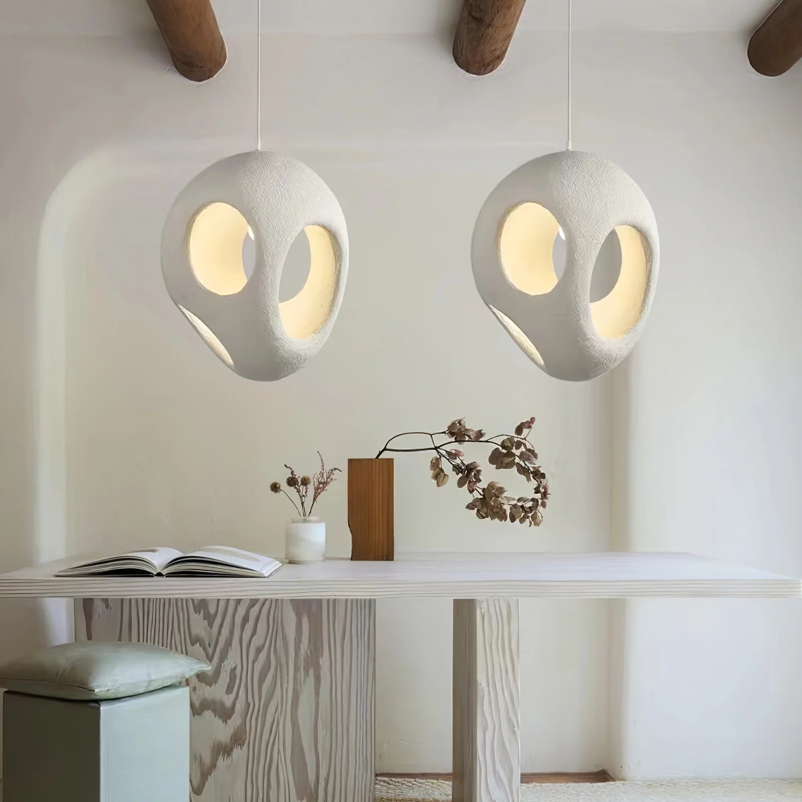 Hanglamp van polystyreen