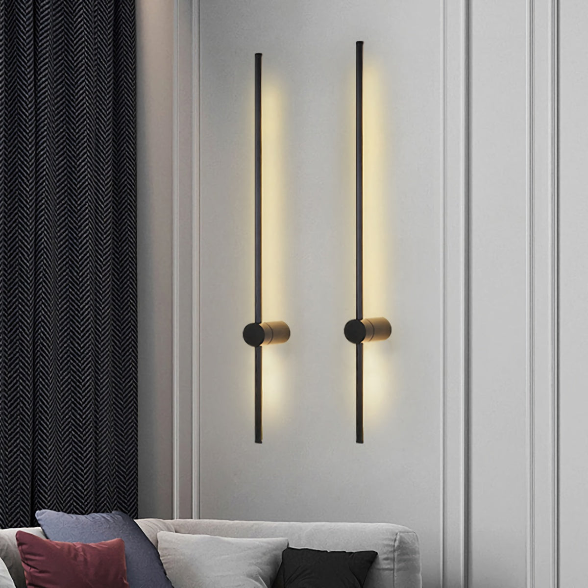 Scandinavische eenvoud lineaire wandlampen