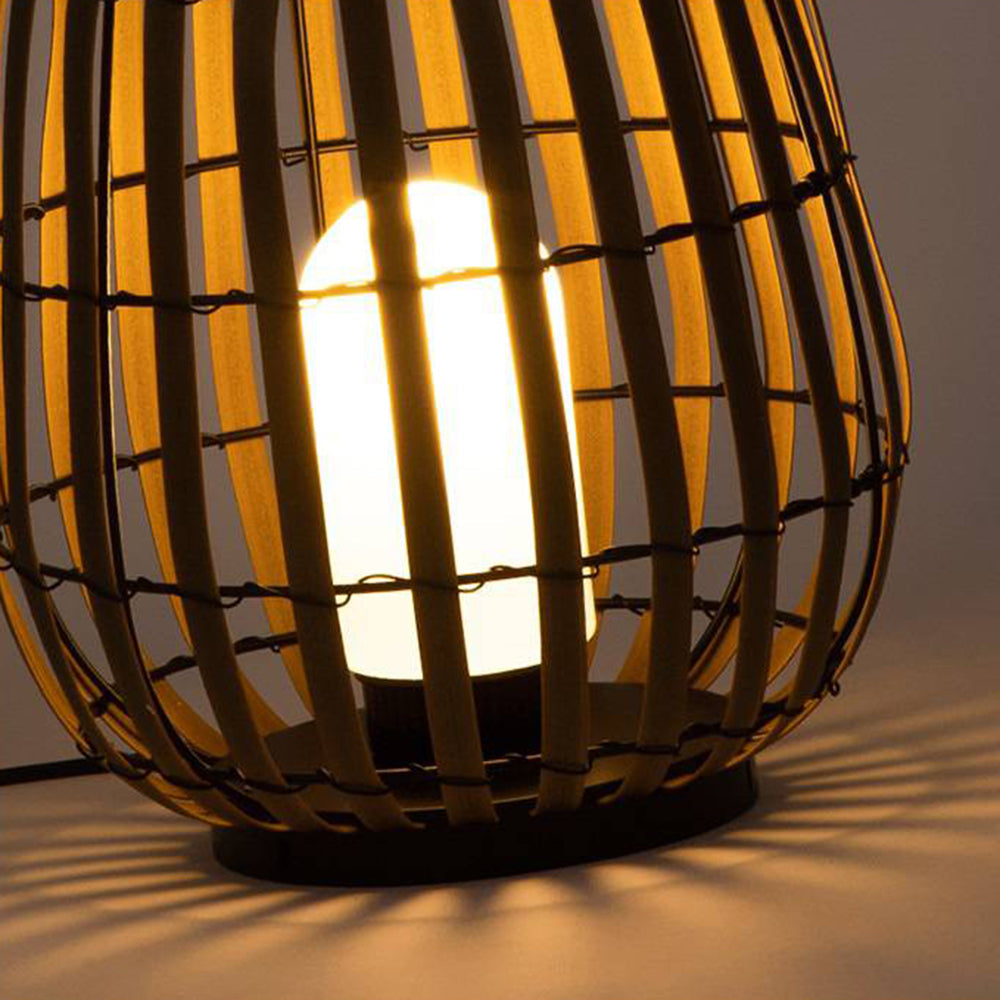 Tuin rotan vloerlamp