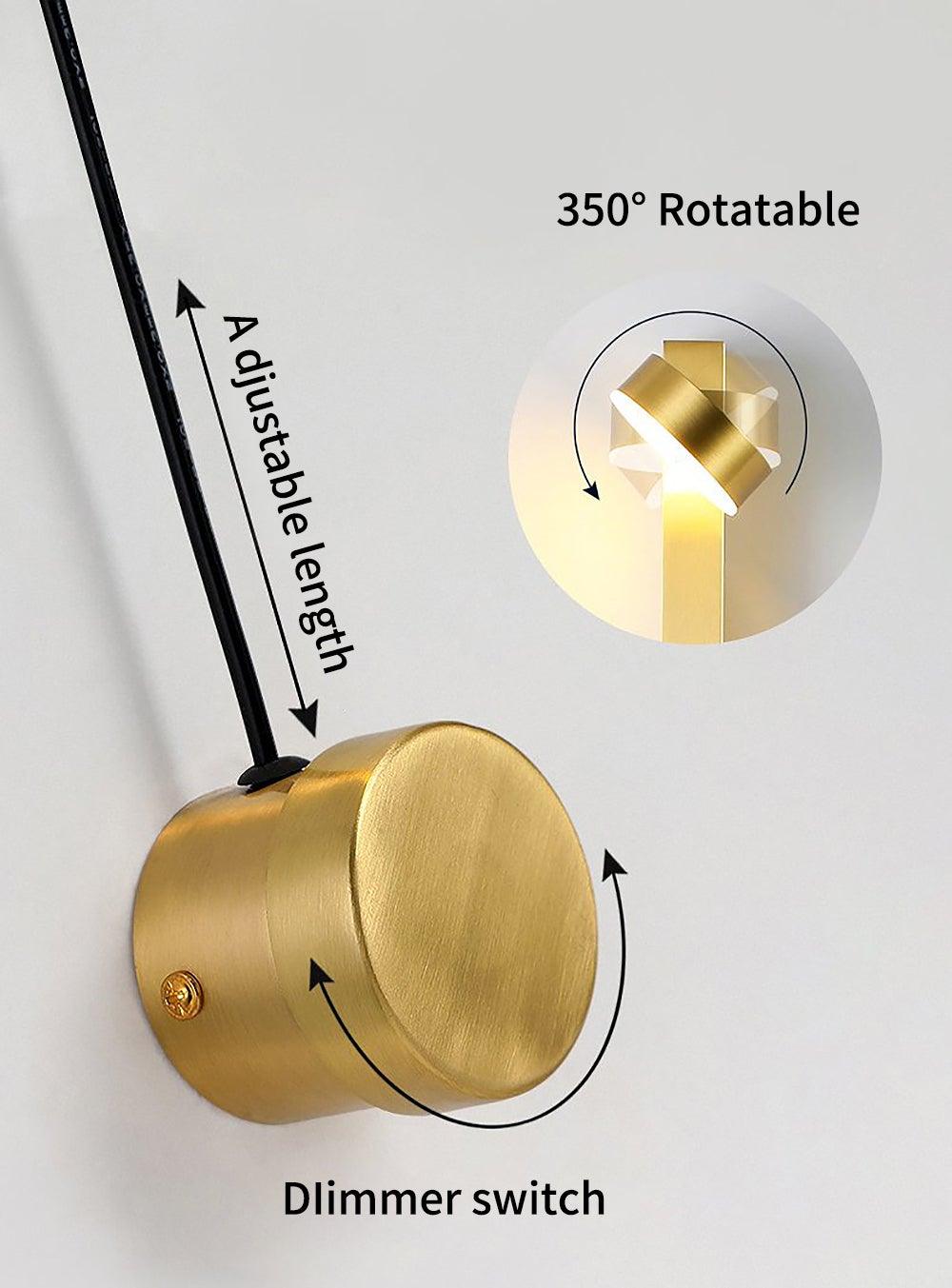Axis wandlamp