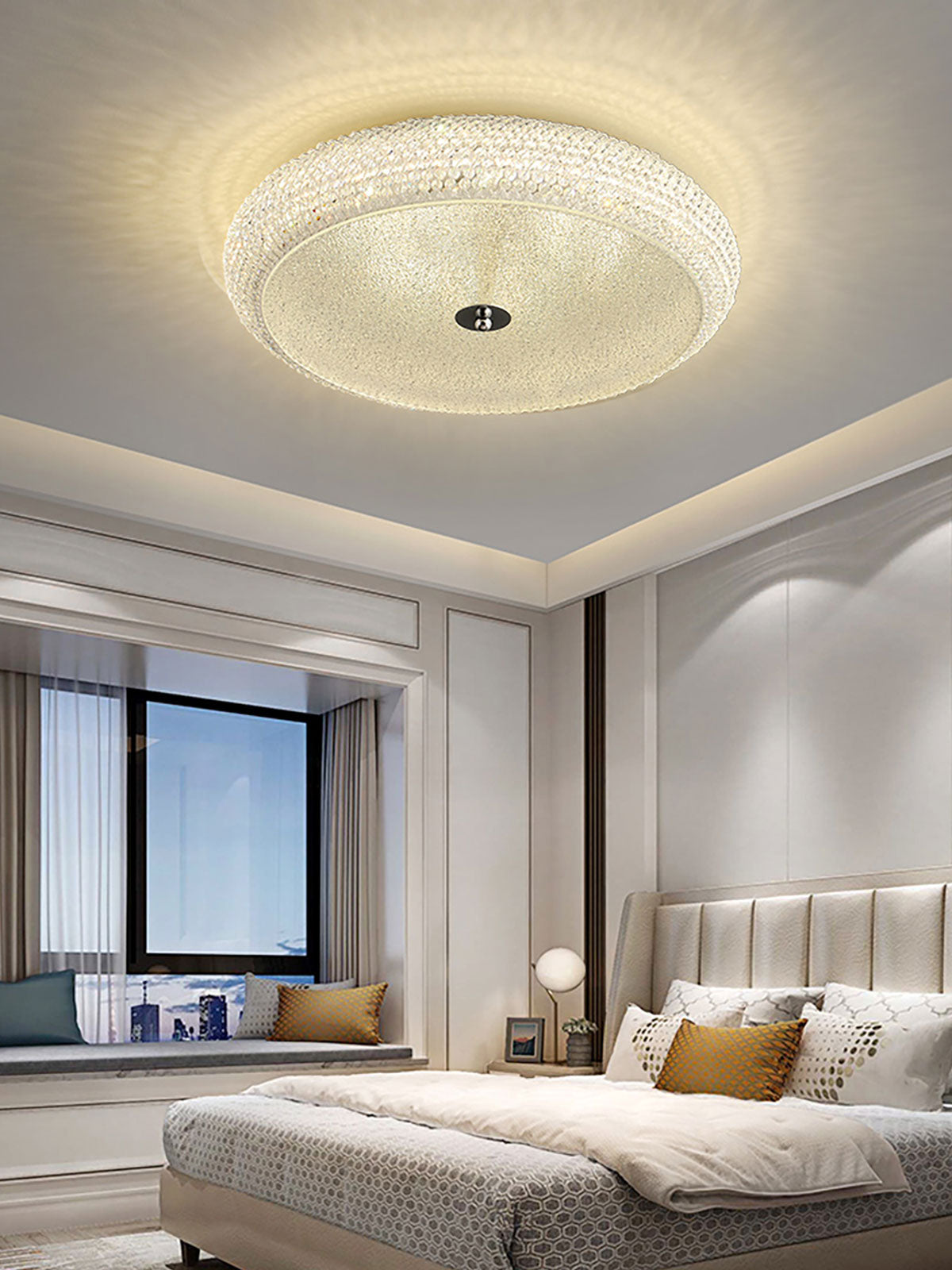 Kristallen plafondlamp