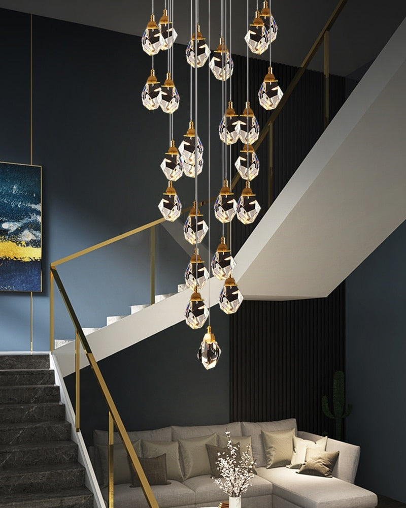 Luxe diamanten kristallen kroonluchter