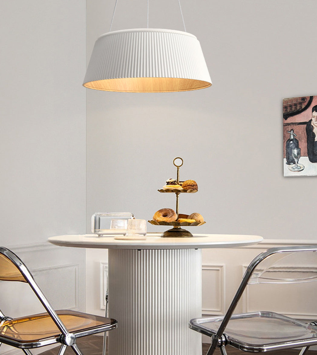 Geribbelde plafondlamp